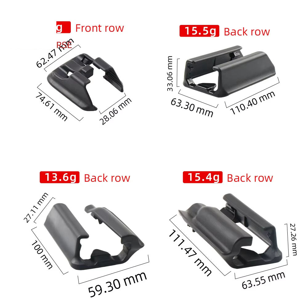 Front Seat Rail Trim Cover Track Panel For Toyota ASZ10 AXZA10 MXUA80 KZSM30 JPD20 2018-2022 Interior Slide Rail Molding