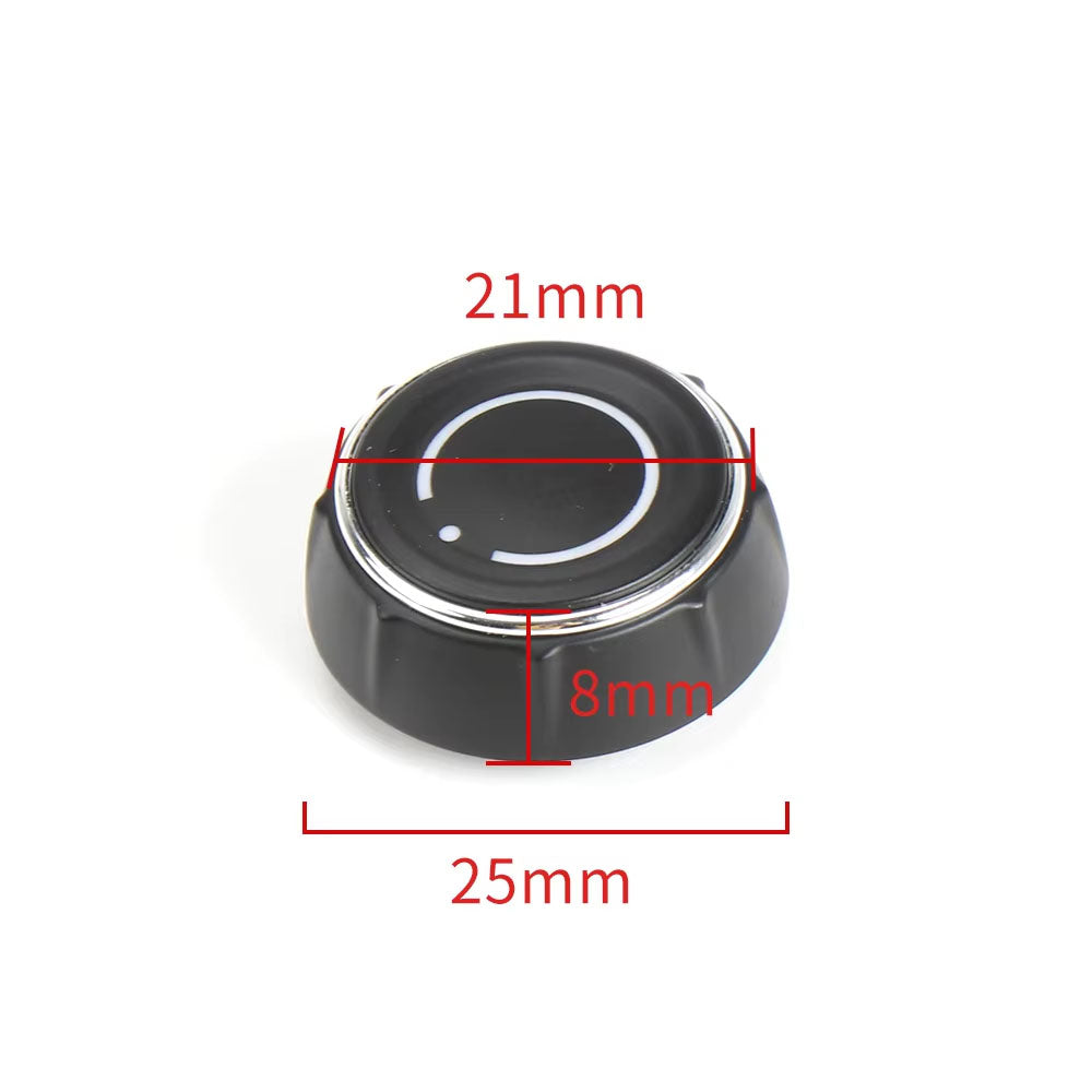 Audio Volume Radio Knob Cover CD Multi-Media Control Switch Button For Porsche Cayenne 7P5 Panamera 970 Macan 95B 95B9195
