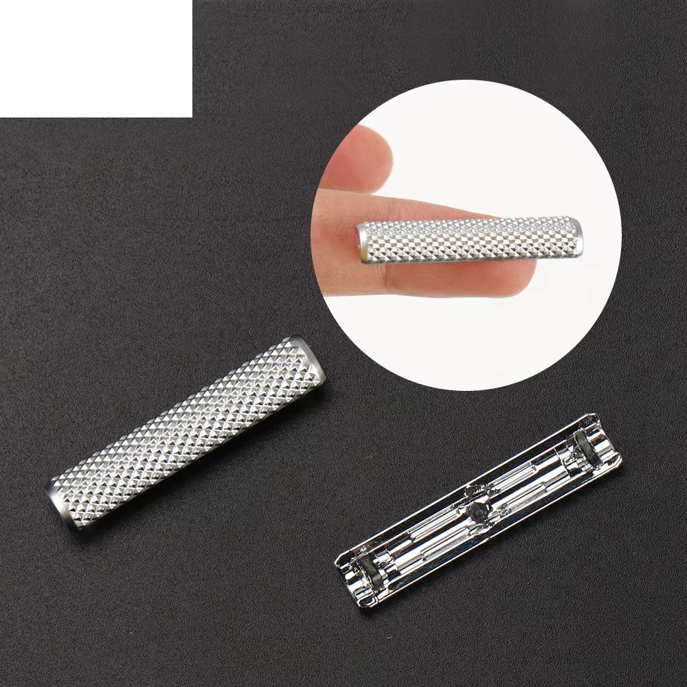 Chrome plate Air Conditioning Vent Toggle Piece Outlet Card Pad Clip Wind Direction Adjustment Plectrum For Porsche Cayenne
