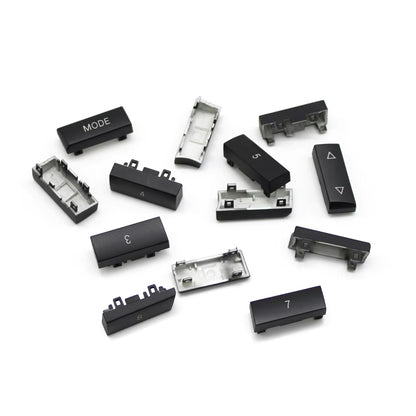 12PCS Car Center Console CD Digital MODE FM/AM Button Cover Trim For BMW 5 6 7 5GT Series F10 F11 F06 F12 F13 F07 F01 F02 F04
