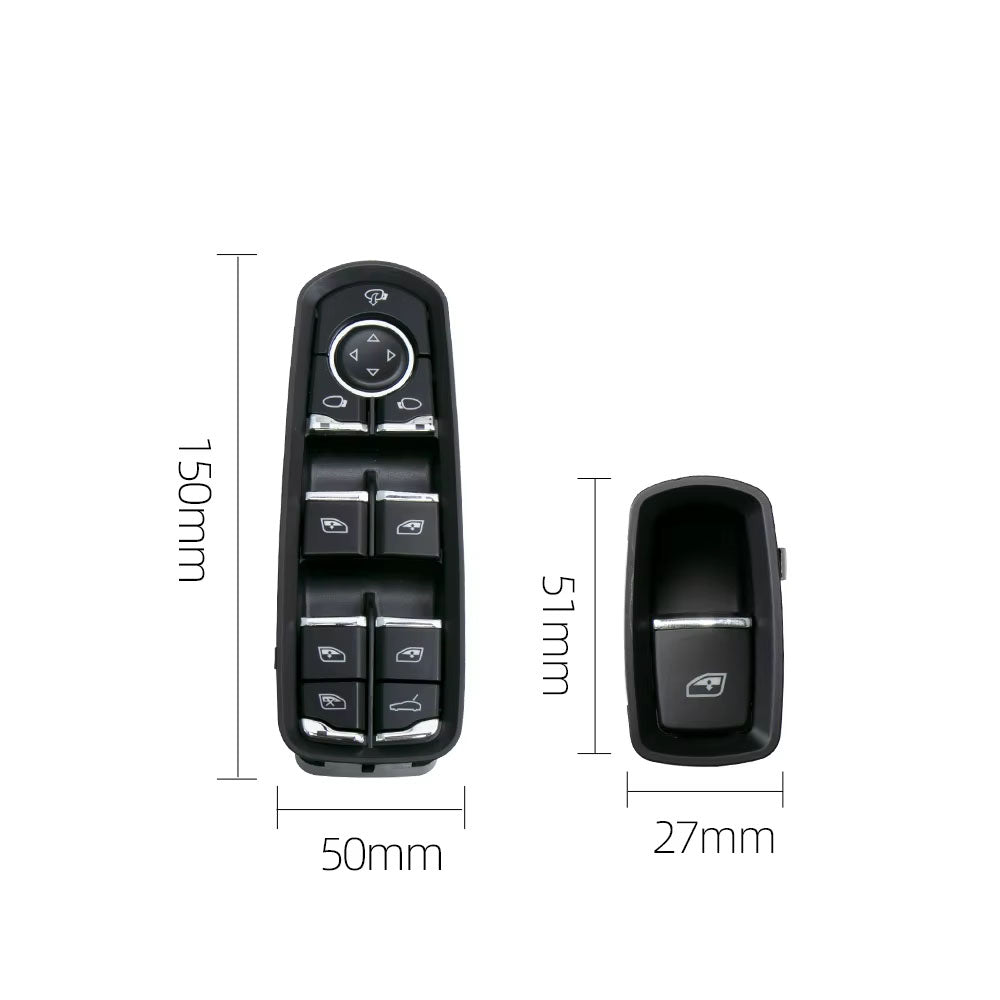 Car Electric Power Window Panel Master Control Switch For Porsche Panamera Cayenne Macan 2011-2016 Window Regulator