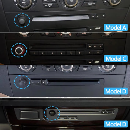 Car Radio CD Player Volume Button Knob For BMW 5 6 7 Series E60 E61 E63 E64 E65 E66 520i 525i 530i 530d 520d 2004-2007