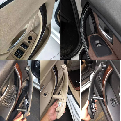 Car Left Right Door Inside Pull Handle Panel Trim For BMW 3 4 Series M3 M4 F30 F31 F32 F33 F34 F35 F36 F80 F82 F83 2012-2018
