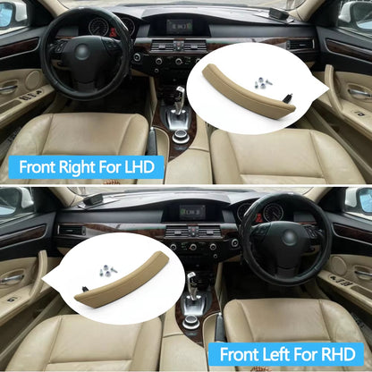 LHD RHD Car Interior Front Rear Left Right Door Inside Handle Assembly For BMW 5 Series E60 E61 2006 2007 2008 2009 2010