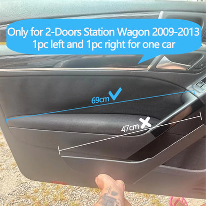 Car Interior Door Left Right Pull Handle Cover Trim For Volkswagen VW Golf 6 Two-Doors Station Wagon 2009-2013