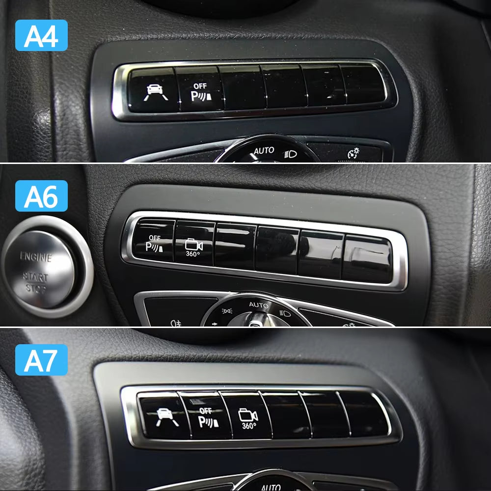 Car Headlight Camera Parking PDC Sensor Switch Block Radar Cruise Lane Assist Switch Button For Benz W205 X253 W447 W213 W238
