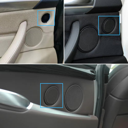 Interior Rear Door Tweeter Loud Speaker Cover Replacement For BMW X5 X6 E70 E71 E72 2007-2013 5 GT F07 2010-2017