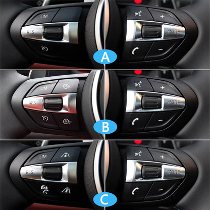 Car M Sport Steering Wheel Multifunction Buttons Knob For BMW F10 F11 F30 F31 F34 F01 F02 F06 F12 F25 F26 F15 F16 M2 M3 M4 M5