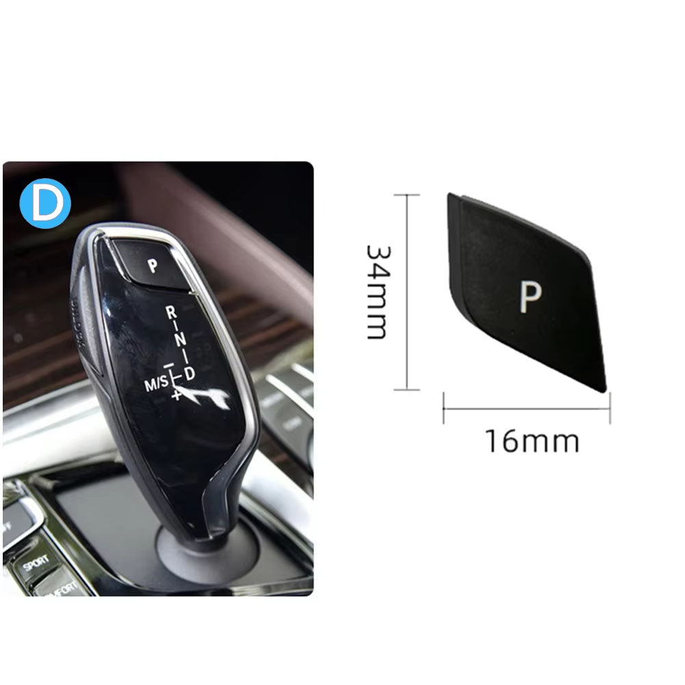 Car Gear Shift Lever Auto Parking P Button Cap Cover Replacement For For BMW 3 5 7 X3 X4 X5 X6 Series E90 F30 F10 F01 F25