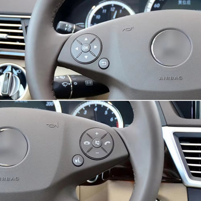 Car Steering Wheel Control Buttons Cover For Mercedes Benz C GLK E Class W204 W207 W212 2048210351