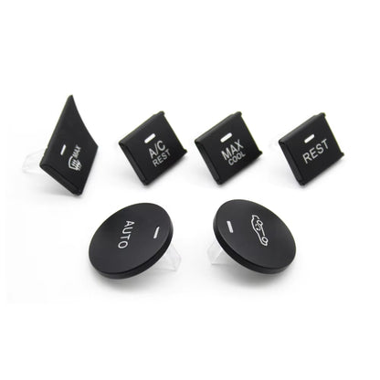 Front Console AC Heater Climate Control Switch Button Covers Replacement For Mercedes BENZ C GLK Class W204 X204 C300 C350 C63