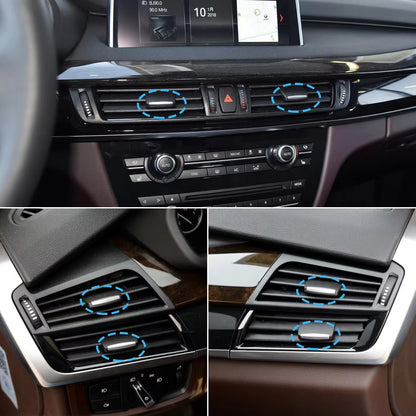 Car Front Air conditioning AC Vent Outlet Tab Clip Slider Toggle Piece For BMW X5 X6 F15 F16 X5M X6M 2014-2018