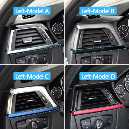LHD RHD Left Right Air Vent AC Vent Grill Outlet Panel Lower Trim Strip For BMW 3 4 Series F30 F31 F34 F35 F32 F33 F36 F82 F83