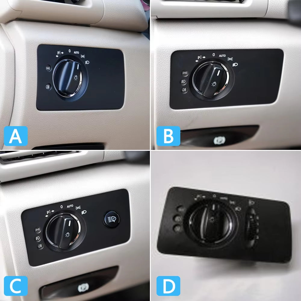 LHD Car Dashboard Headlight Control Switch Panel Cover Trim For Mercedes Benz W251 R-Class R280 R300 R350 R400 R500 2005-2017