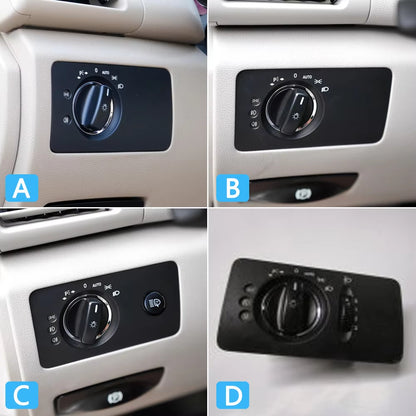LHD Car Dashboard Headlight Control Switch Panel Cover Trim For Mercedes Benz W251 R-Class R280 R300 R350 R400 R500 2005-2017