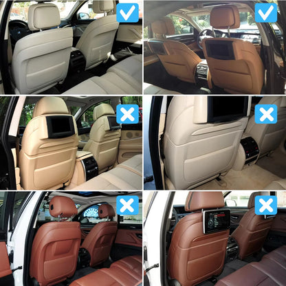 Interior Car Front Seat Leather Backrest Storage Panel Cover For BMW 5 7 GT Series F10 F11 F18 F01 F02 F07 520 523 525 530 730