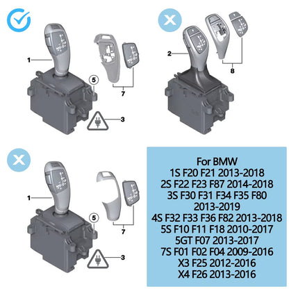 Car Gear Lever Shift Knob Rear Cover Trim For BMW 1 2 3 4 5 7 Series F20 F21 F22 F30 F31 F34 F35 F10 F11 F07 F01 F02 F25 F26