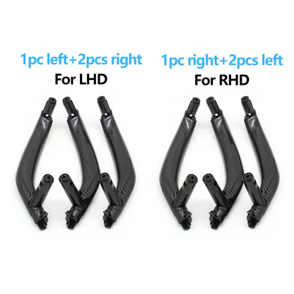 Car Door Pull Handle Trim Cover Replacement For BMW X5 X6 F15 F16 2014-2018 51417292243 51417292244