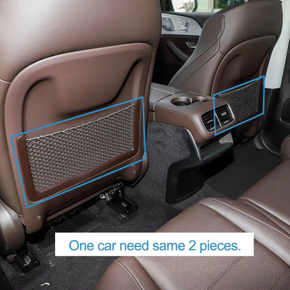Car Seat Backrest Sundries Storage Net Pocket Cover Repair Kit For Mercedes BENZ GLE GLS W167 GLE350 GLE450 GLS400 GLS450