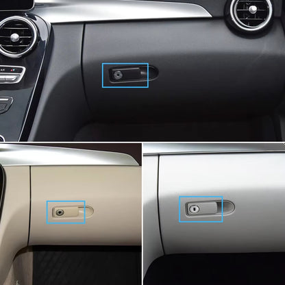 Car Glove Box Switch Handle Toolbox Compartment Lid Grip Lock For Mercedes BENZ C GLC V Class W205 W253 W447 W448 C200 GLC260