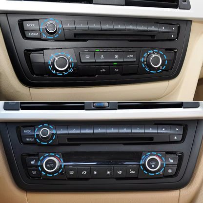 AC Heater Climate Control Switch Button Radio Volume Knob Cover For BMW 1 2 3 4 M4 Series F20 F21 F22 F87 F30 F31 F34 F32 F36