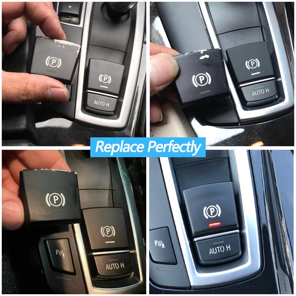 Electronic Parking Brake Switch Auto P Button Switch Cover For BMW 5 6 7 X3 X4 X5 X6 M5 Series F01 F02 F10 F12 F15 F16 F25 F26