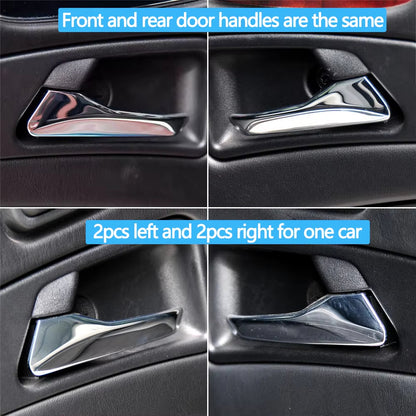 Car Inner Front Rear Left Right Chrome Door Pull Handle Assembly For Mercedes Benz G Class W463 2004-2018