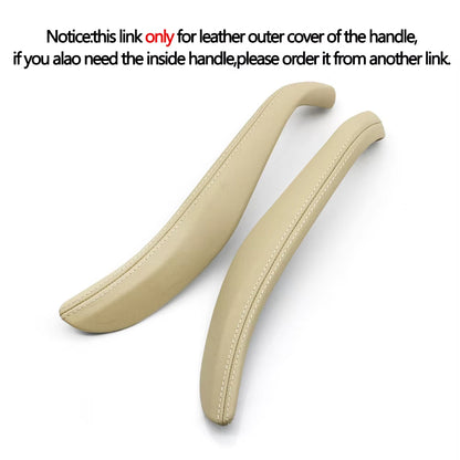 Left Right Interior Door Pull Handle Leather Outer Cover Replacement For BMW 5 Series G30 G31 F90 2018 2019 2020 2021 2022 2023
