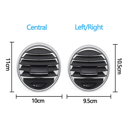 Car Front Dashboard Left Right Central AC Vent Grille Panel Cover For Mercedes Benz W164 M ML GL Class ML300 ML450 2005-2012