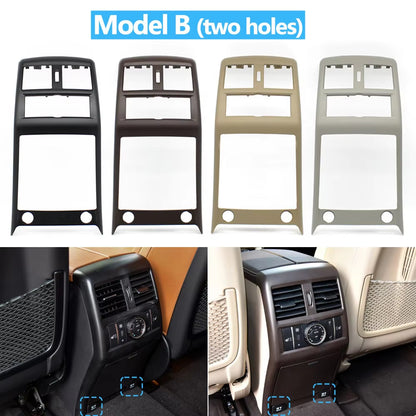 Car Rear Center Console Air Conditioning Air Vent Outlet Surface Frame Cover Trim For Mercedes Benz ML GL GLE GLS W166 W292