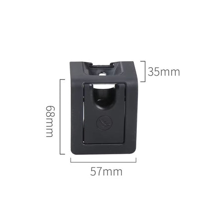 Car Rear Child Seat Anchor Slot Trim Cover Button Black Isofix For Toyota Camry 2017 - 2024 Daihatsu Altis Avalon 2019 - 2022