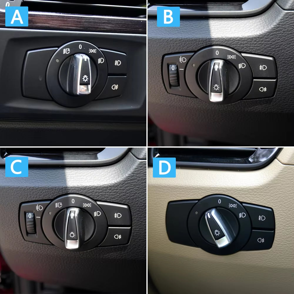 Car Front Headlamp Head Light Switch Assembly For BMW 1 3 X1 Series E87 E88 E81 E82 E90 E91 E92 E93 E84 61319169403,61319169405