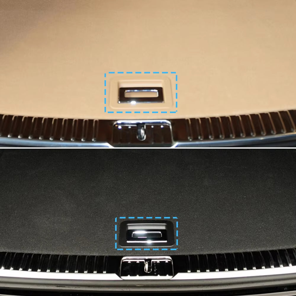 Car Rear Trunk Luggage Tail Cover Mat Floor Carpet Handle Latch Button For Porsche Cayenne 7P5 2011-2016 95855111500,95855111500