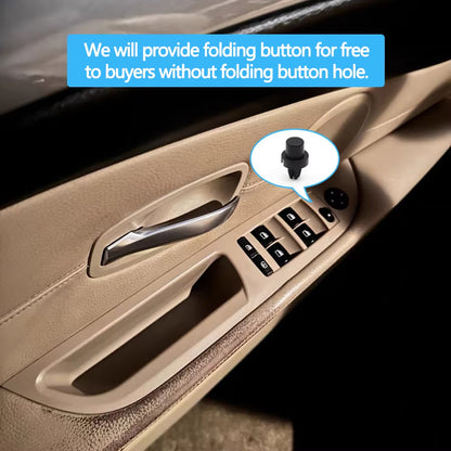 LHD RHD Car Interior Handle Inner Door Armrest Panel Pull Trim Window Switch Cover For BMW 5 Series E60 E61 2006-2010
