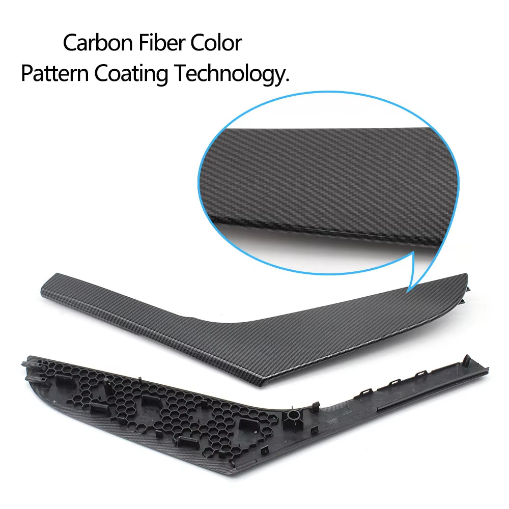 Black Car Interior Door Left Right Pull Handle Cover Trim For Volkswagen VW Golf 6 GTI MK6 2009 2010 2011 2012 2013 2014