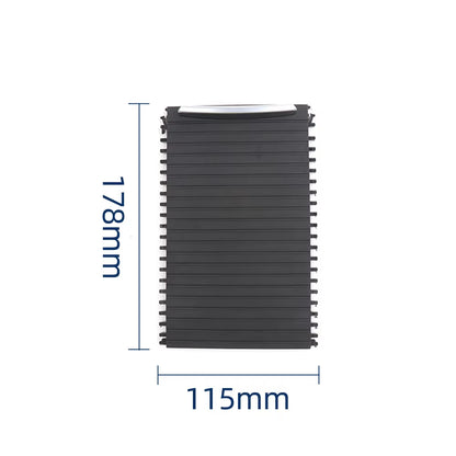 Car Armrest Curtain Center Console Shutter Cover for Peugeot 408 308S Storage Box Black