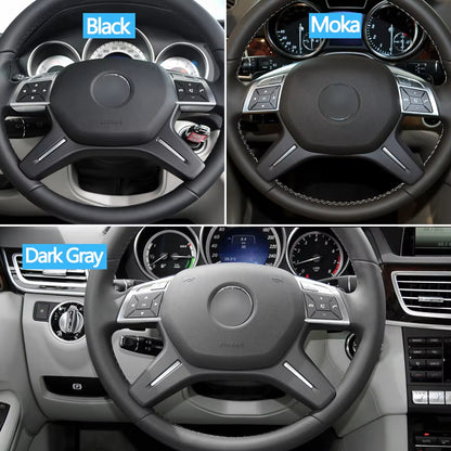 Car Steering Wheel Trim Cover Panel Replacement For Mercedes Benz C E M ML GL GLS G Class W204 W212 W166 W463 A0994640513