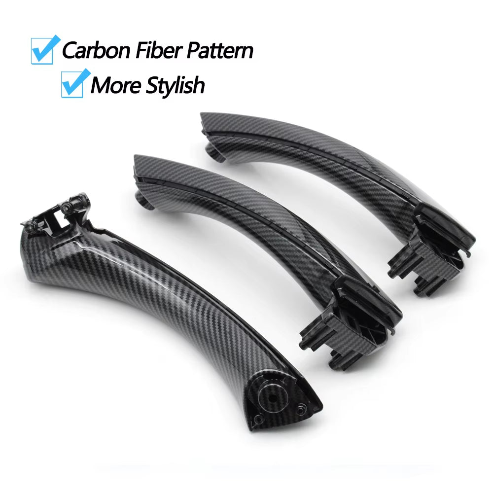 Left Right Interior Door Inside Handle with Handle Cover Trim Replacement For BMW 3 Series E90 E91 E92 316i 318i 320i 325i 328i