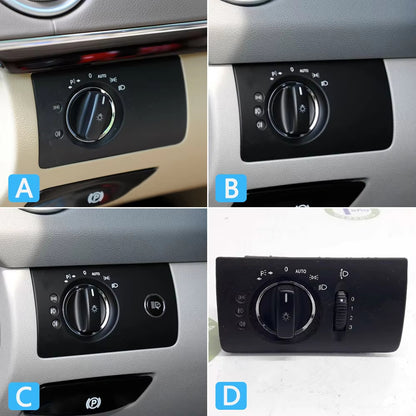 LHD Car Interior Front Left Headlight Switch Button Panel Trim Cover Replacement For Benz W164 ML GL 300 350 450 500 2005-2011