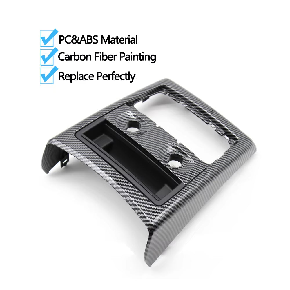 Upgraded Rear Air Conditioning AC Vent Grille Outer Frame Ashtray Cover Trim Replacement For BMW 3 Series E90 E91 2005-2012