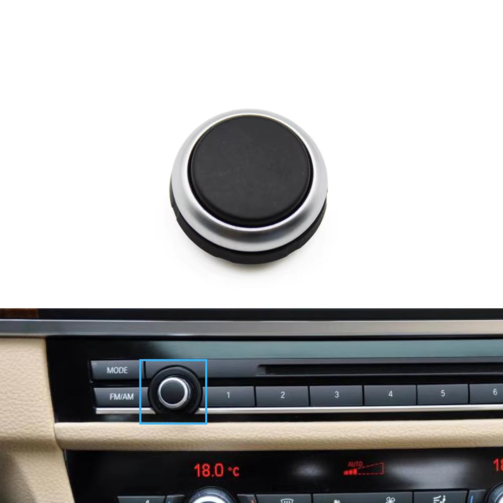 12PCS Car Center Console CD Digital MODE FM/AM Button Cover Trim For BMW 5 6 7 5GT Series F10 F11 F06 F12 F13 F07 F01 F02 F04