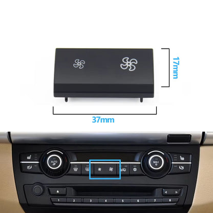 Car Heater Climate Control Fan Volume Air Conditioning Button Circulation Button For BMW X5 X6 E70 E71 E72 2007-2014 64119310445