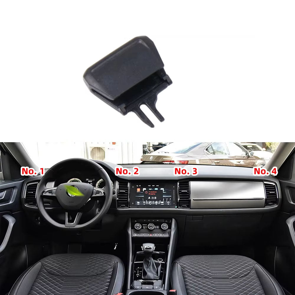 AC Air Vent Clip Repair Kit For Skoda Kodiaq 2017-2025 Front Rear Dashboard Air Vent Replacement 56G819701 56G819702 56G820951