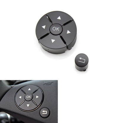 Car Multi-function Steering Wheel Control Buttons Cover For Benz C GLK E Class W204 X204 W207 W212 C180 C200 C250 C260 C300 C350