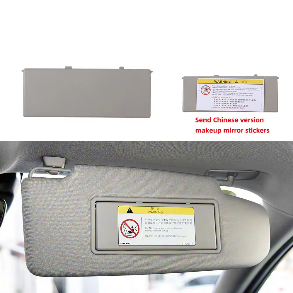 Grey Slatted Car Sun Visor Vanity Mirror Cover for Volvo S60L 2014-2019 High Quality Auto Interior Part 39822685 0 sold byGuailihuAutoParts St... (4.9 | 5