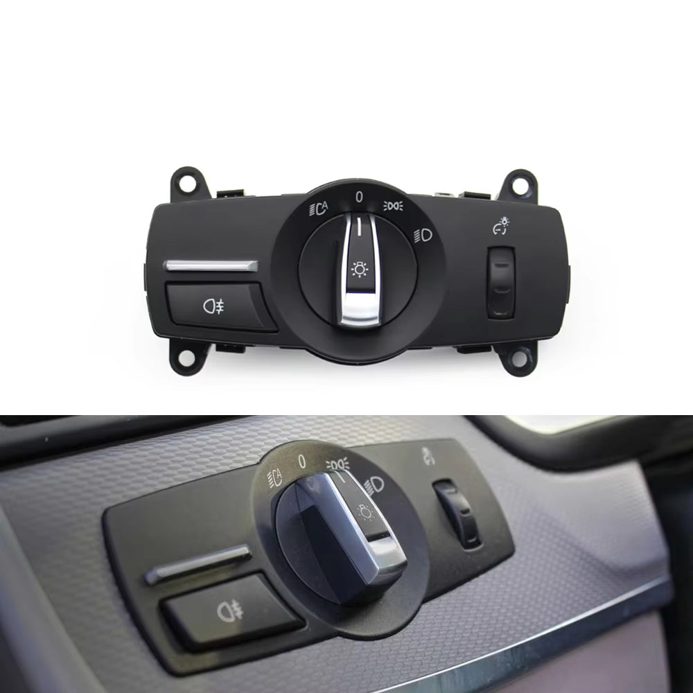 Car Headlight Headlamp Switch Control Assembly For BMW 5 6 7 X3 X4 F10 F11 F06 F12 F01 F02 F07 F25 F26 61319192744,61319204067