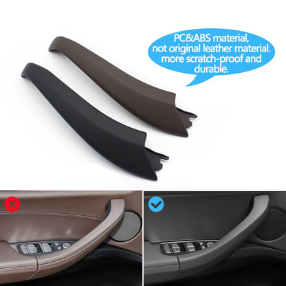 Car Interior Door Left Right Inside Pull Handle Outer Cover Trim Replacement For BMW X3 X4 G01 G02 F97 F98 2018 2019 2020 2021