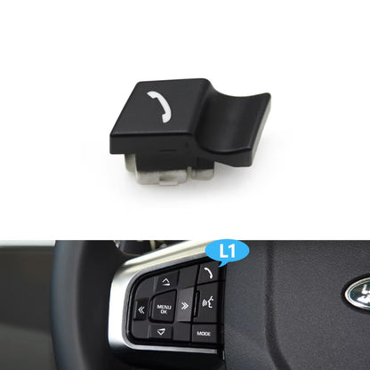 Car Steering Wheel Button Multi-function Control Switch Buttons Cover For Land Rover Discovery Sport 2015-2019