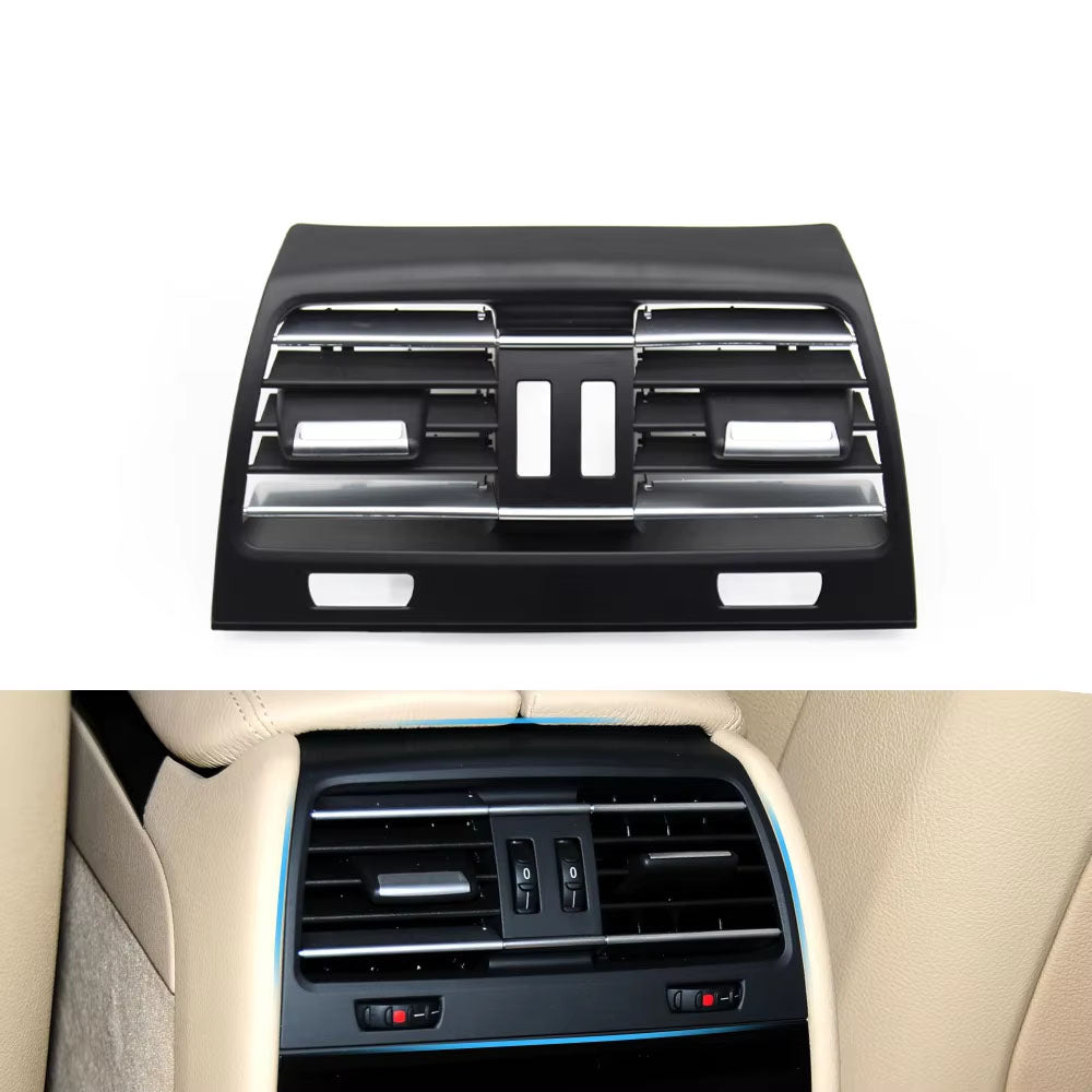 Car Rear Center Console Air Vent Panel AC Vent Grille Outlet Cover For BMW 7 Series F01 F02 F04 730 735 740 745 750 64229118249