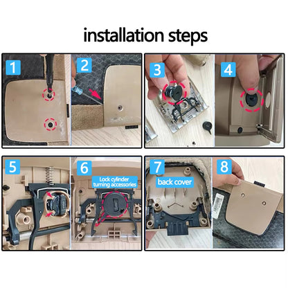 Car Rear Tail Trunk Mat Handle Boot Floor Carpet Handle For BMW X5 X6 E70 E71 E72 F15 F16 F07 51479120283,51476958161